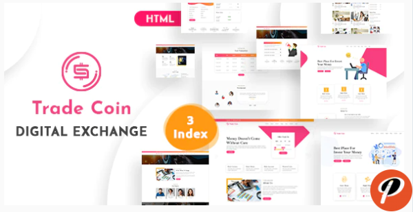 Trade Coin Digital Exchange HTML Template