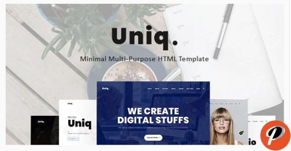 Uniq Minimal Multipurpose Creative HTML Template