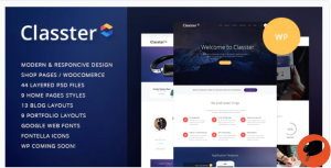 Classter A Colorful Multi Purpose WordPress Theme