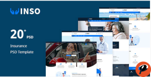 Vinso Insurance PSD Template