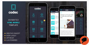 Codec Mobile HTML Template