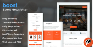 Boost Event Email Template Online Builder Access