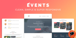 Events Responsive Multipurpose Email Template