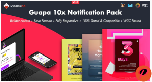 Guapa Pack of 10 Notification Emails Online Builder
