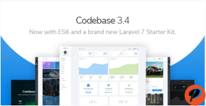 Codebase Bootstrap 4 Admin Dashboard Template Laravel 7 Starter Kit