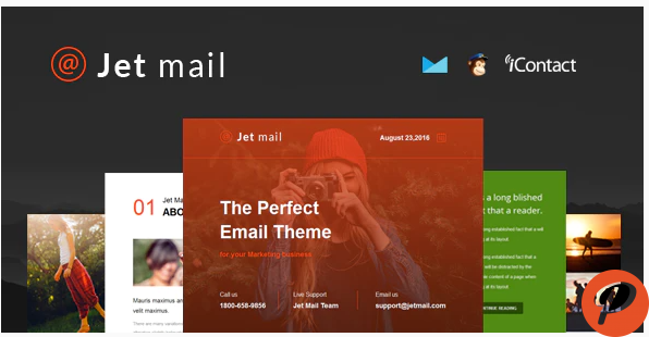 Jet mail Responsive E mail Template Online Access