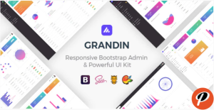 Grandin Responsive Bootstrap Admin Powerful UI Kit