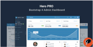 Hero PRO Bootstrap 4 Admin Dashboard Theme