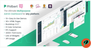 Philbert Multipurpose Bootstrap Admin Dashboard Template UI Kit