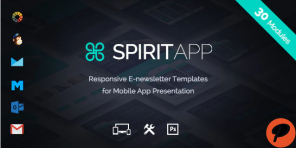 SpiritApp Multipurpose Mobile App E Newsletter Builder Access