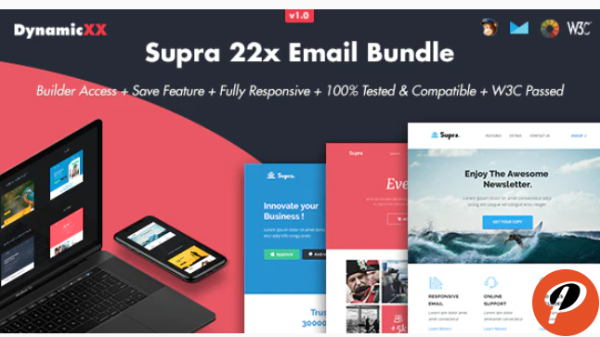 Supra Pack of 20 Templates Online Template Builder