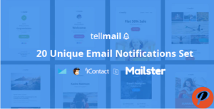 tellmail 20 Unique Responsive Email Set Online Access
