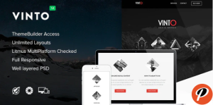 Vinto Responsive Email Themebuilder Access