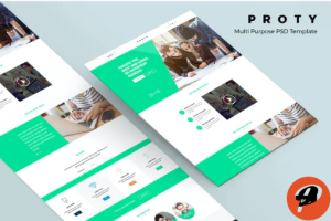 Proty – Multipurpose PSD Website Template