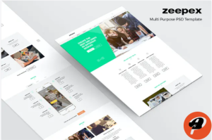 Zeepex – Portfolio PSD Website Template