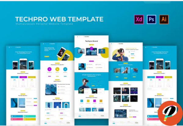 Techpro PSD Web Template