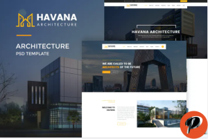 Havana Architecture PSD Template