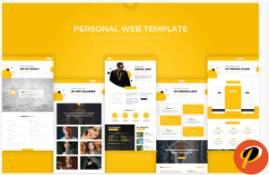 Personal PSD Web Template