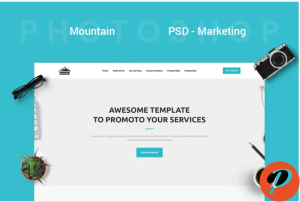 Mountain Marketing PSD Template 2