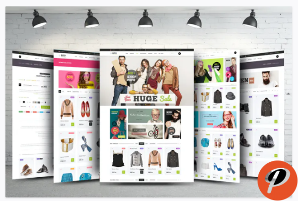 eCommerce Web Template PSD