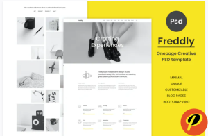 Freddly Creative PSD Template