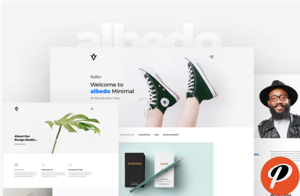 Albedo – Minimal Portfolio PSD Template