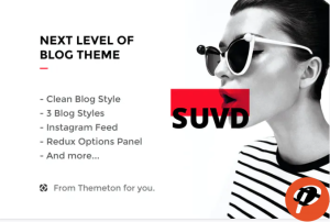 SUVAD Personal Blog PSD Template