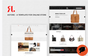 A Store Ecommerce PSD Template