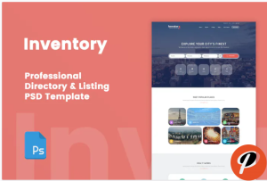Inventory Directory Listing PSD Template