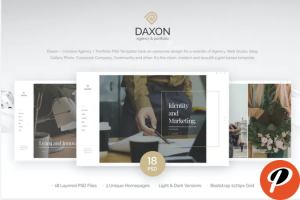 Daxon Agency Portfolio PSD Template