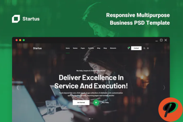 Startus Multipurpose Business PSD Template