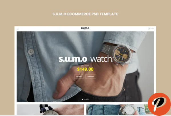 Sumo eCommerce PSD Template