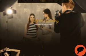 Victoria Creative Landing Page PSD Template