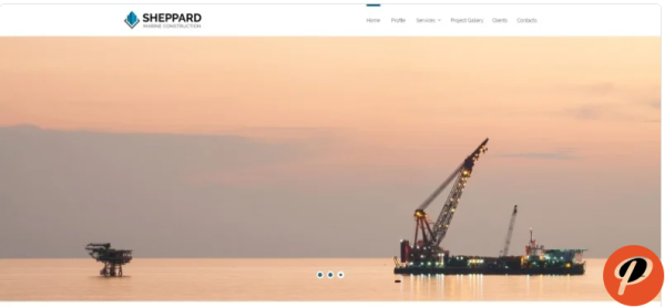 Sheppard Marine Construction Responsive Classic HTML5 Website Template 1