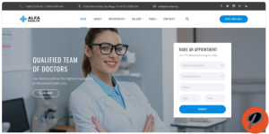 Alfa Health Doctor Multipage HTML Modern Website Template