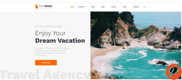 Hot Deals Travel Agency Clean Multipage HTML Website Template 1
