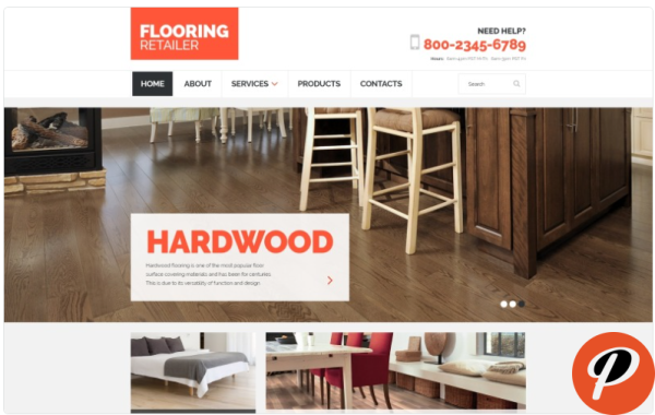 Flooring Furniture Responsive Clean HTML Website Template
