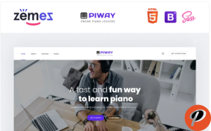 PIWAY Music School Multipage Clean HTML Website Template