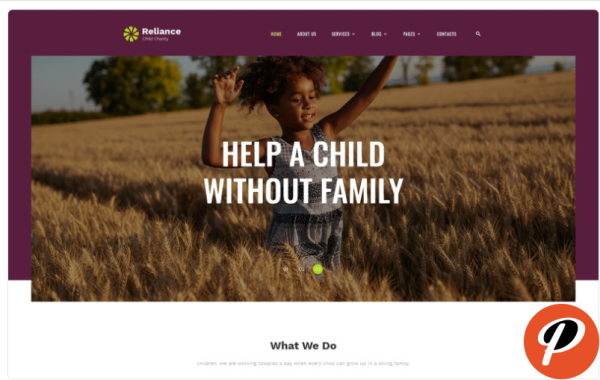 Reliance Kids Charity Multipage Modern HTML Website Template