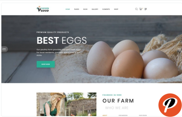 Chicken Good Poultry Farm Multipage HTML Website Template