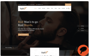 Stylist Hair Salon Bootstrap Html Website Template