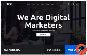 Ovi Digital Agency Bootstrap Website Template