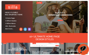 Silla Responsive HTML5 Business Website Template