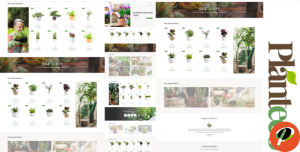 Planteco Bootstrap 4 Plant eCommerce HTML5 Website Template