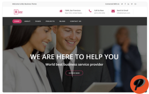 Bizz Business Corporate HTML Website Template
