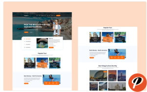 Bahon Travel Agency HTML5 Website Website Template