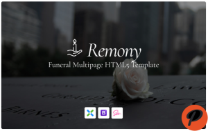 Remony Funeral Home Responsive Website Template