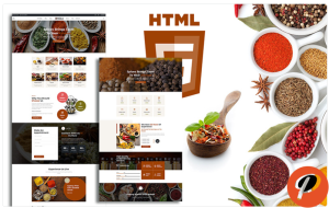 Masala Organic Spices Responsive Shop Website Template