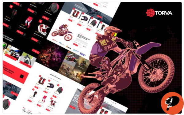 Trova Sports Motor Bike Shop and Accessories Website Template
