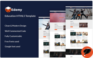 Edemy Education HTML5 Website Template